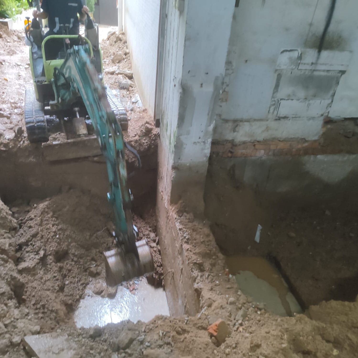 挖掘地底工程－室內及結構工程工程紀錄相片